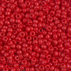 8-408 Op Red Miyuki Seed Bead