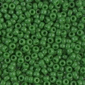8-411: OP Green Miyuki Seed Bead