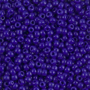 8-414 8/0 Op Cobalt Miyuki Seed Bead