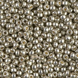 8-4221: Duracoat Galvanized Lt Pewter Miyuki Seed Bead