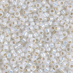 8-551 Gilt Lined Opal ( Like DB 221) Miyuk Seed Bead