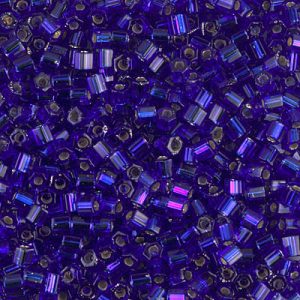 8C-20: 8/0 Cut S/L Cobalt Miyuki Seed Bead