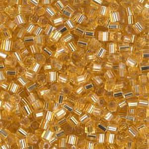8C-3 8/0 Cut S/L Gold Miyuki Seed Bead