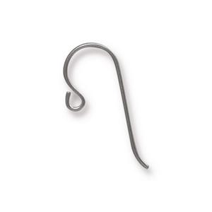 Niobium Steel Earwires 20g Grey (1 pair)