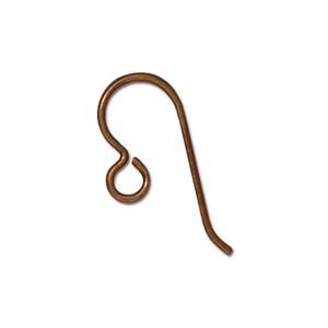 Niobium Steel Earwires Regular Loop Copper (1 pair)