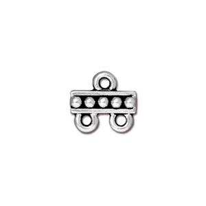 Multistrand 2 to 1 Connector Bar Silver Coated (1 per pack)