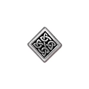 Celtic Diamond Medium 13mm Silver (1 piece)
