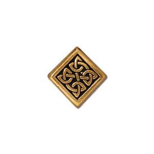Celtic Diamond Medium 13mm Gold (1 piece)