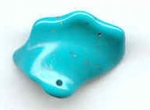 Acrylic Coral Leaf Blue (1 piece)