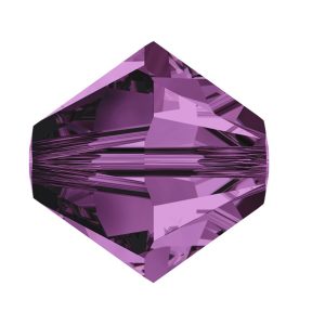 Amethyst 4mm Bicone (X10) 5328
