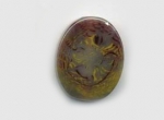 Acrylic Oval Flat Bead Sandstone Colour 18x15mm (1 piece)