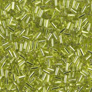 BGL1-014 3mm Miyuki Bugle Seed Bead S/L Chartreuse