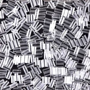 BGL1-131 3mm Crystal Miyuki Bugle Bead