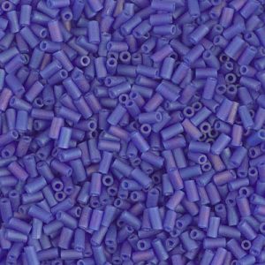 BGL1-151FR 3mm Matte Tr Cobalt AB Miyuki Bugle Bead