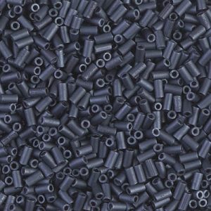 BGL1-2001 3mm Matte Gunmetal Miyuki Bugle Bead