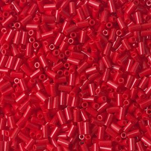 BGL1-408 3mm Op Red Miyuki Bugle Bead