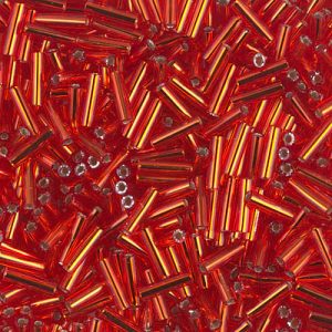 BGL2-43: 6mm Miyuki Bugle Bead S/L Flame Red