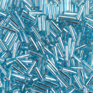 BGL2-018: 6mm Miyuki Bugle Bead S/L Aqua