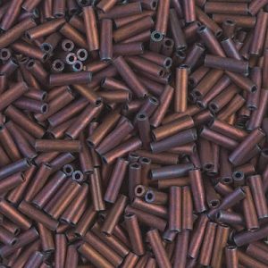 BGL2-2005 6mm Matte Met Dk Rasberry Miyuki Bugle Bead