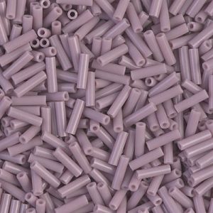 BGL2-410: 6mm Miyuki Bugle Bead Opaque Mauve