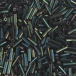 BGL2-453 6mm Met Forest Green Iris Miyuki Bugle Bead