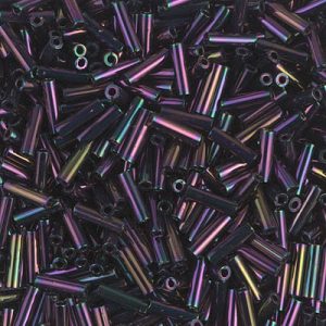 BGL2-454 6mm Met Dk plum Iris Miyuki Bugle Bead