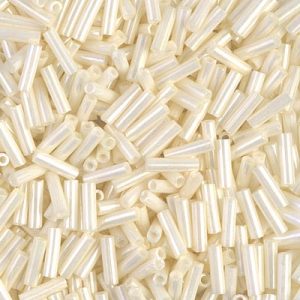 BGL2-594: 6mm Miyuki Bugle Bead Cream Ceylon