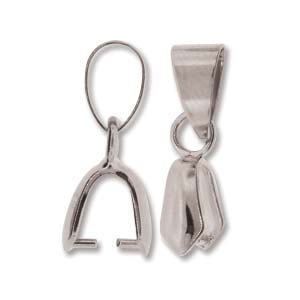 Pinch Bail Small 5.25mm Silver Plated (x2 pieces)