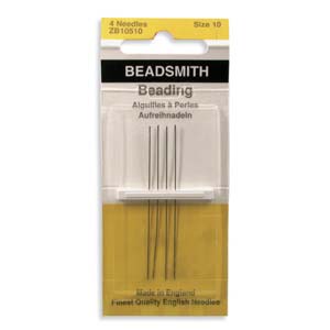 Size 10 Beading Needle (4 Per Pack)