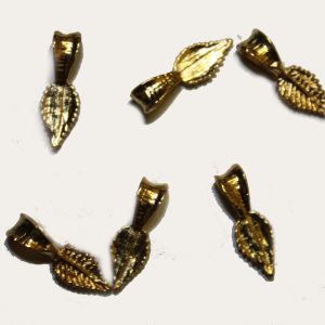 Bail Leaf Gold Plated (x8 Pieces)