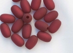 Polaris Bean Shape Burgundy 10mm x 6mm PL012