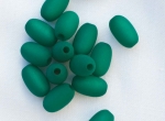 Polaris Bean Shape Green 10mm x 6mm PL013