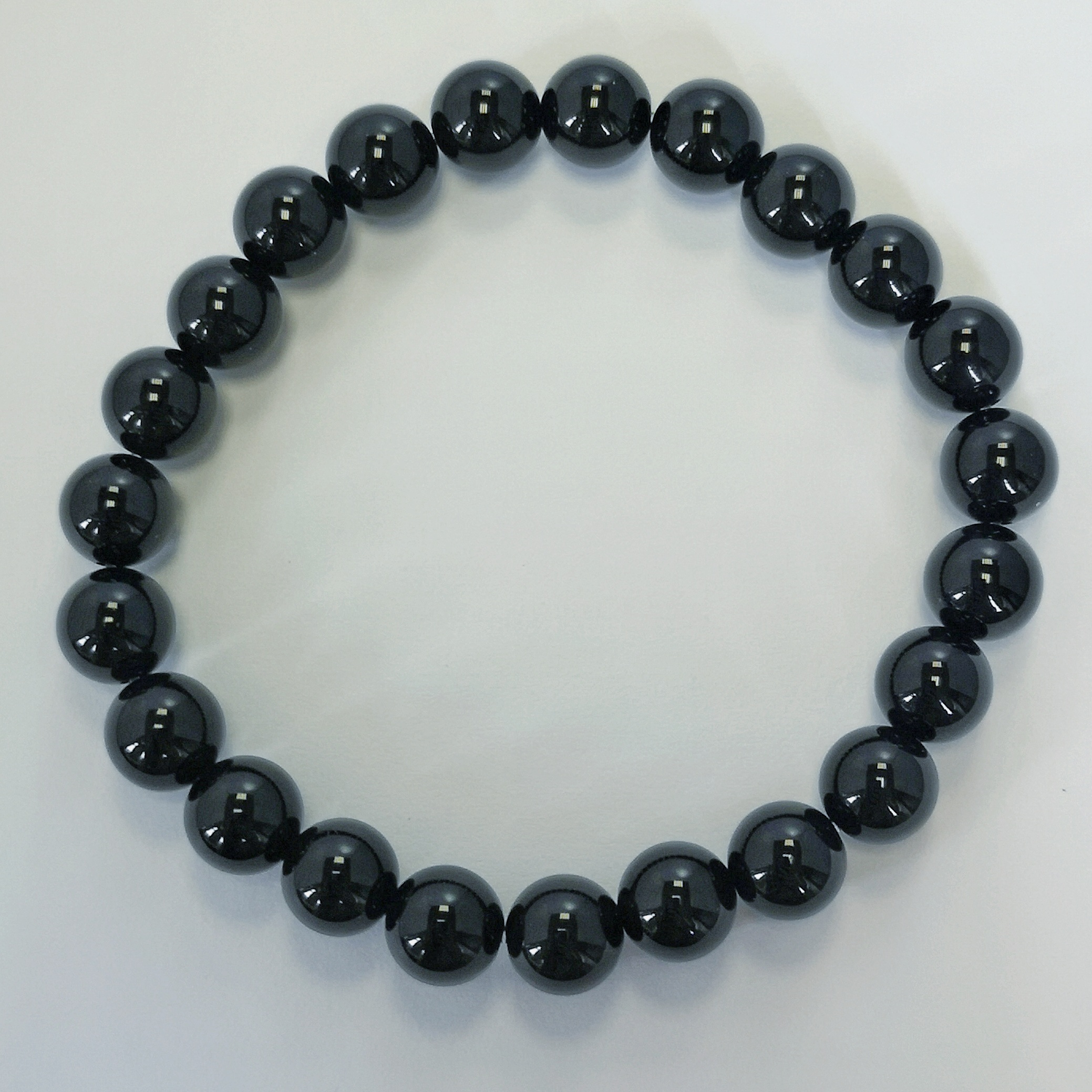 G7. Black Obsidian Elasticated Bracelet (1 piece)