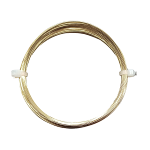 1Q- Brass Plated Non Tarnish Copper Craft Wire 0.40mm/26 gauge
