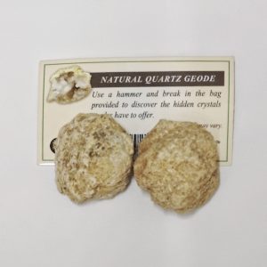 Break Your Own Natural Quartz Geodes (2 pieces)
