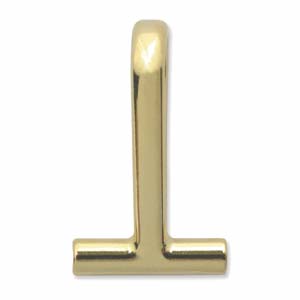 Brooch To Pendant Converter Horizontal 21x13mm - Gold Plated (2 pieces)