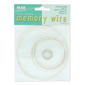Memory Wire - Assorted Sizes Silver Plated Steel