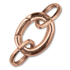 Hinged Clasp Large 15x20mm Copper Plated (1 set)