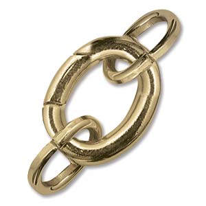 Hinged Clasp Large 15x20mm Gold Plated (1 set)