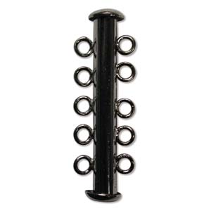 Five Strand Clasp 31mm Black Oxide Plated (1 set)