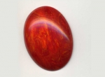 Acrylic Faux Cabochon Coral Colour 48x30mm (1 piece)