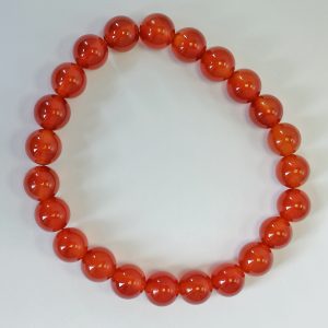 H2. Carnelian Orange Elasticated Bracelet (1 piece)
