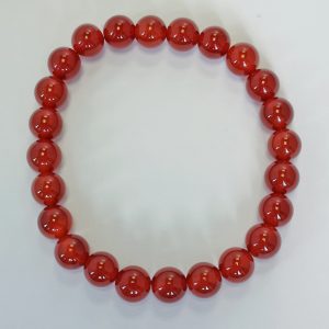 H2. Carnelian Red Elasticated Bracelet (1 piece)