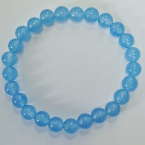 G6. Blue Chalcedony Elasticated Bracelet (1 piece)