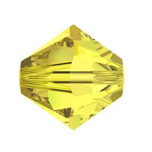 Citrine 4mm Bicone (x10) 5328