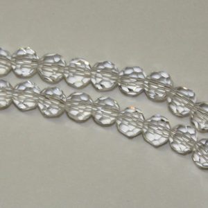 Faceted Glass Round Crystal 4mm