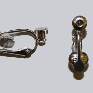 Stud to Clip On Earring Converter Silver Plated (4 Per Pack)