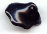 Acrylic Coral Leaf Black (1 piece)