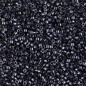 DB0001: Gunmetal 11/0 Miyuki Delica Bead