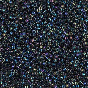 DB0005 Met Variegated Blue Iris 11/0 Miyuki Delica Bead